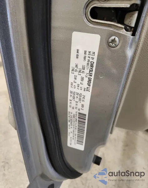 2014 Chrysler Town & Country Touring из США, поврежденный, VIN 2C4RC1BG5ER446978